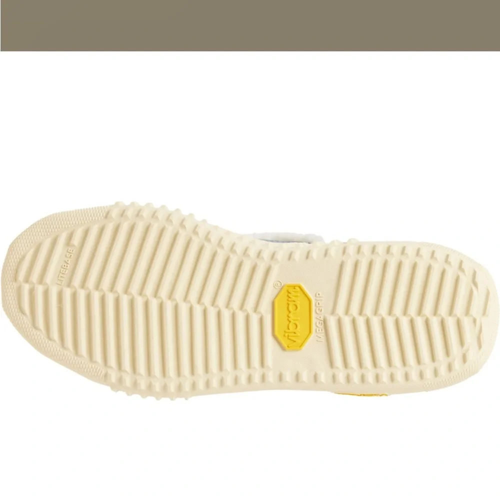 Brandblack Blue and Cream Lifestyle Sneakers with Wavy Sole - Picture 6 of 6